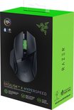 Verpakking van Razer Basilisk V3 X Hyperspeed muis met afbeelding van muis en productdetails.