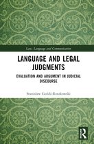 Law, Language and Communication- Language and Legal Judgments
