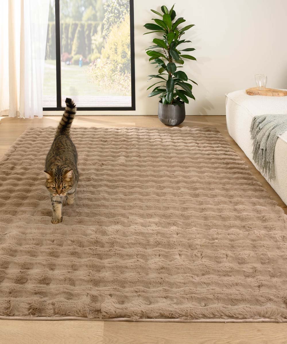 Fluffy loper - Cloud beige 80x250