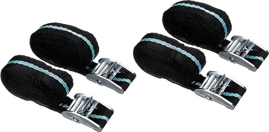 4 stuks spanbanden klemslot 2,5 m spanbanden snelsluiting | bol