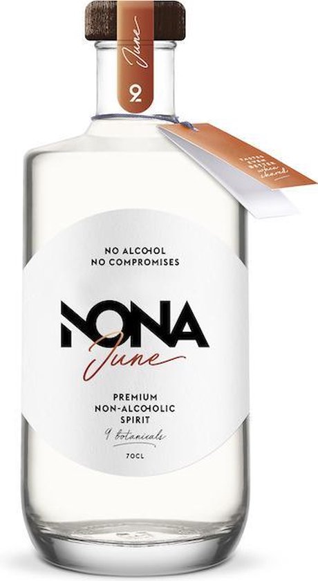 Foto: Nona june alcoholvrije gin fles 70cl