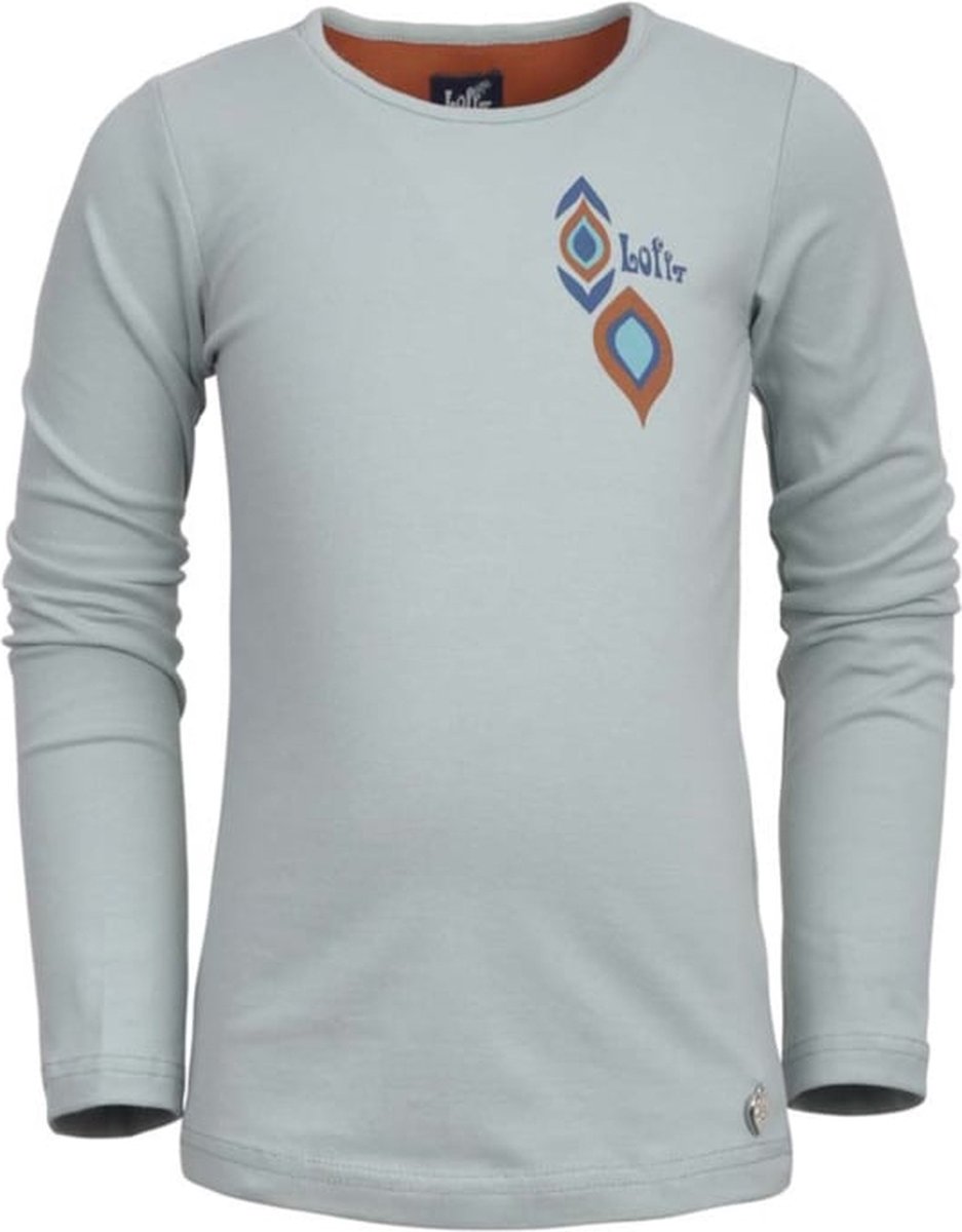 LoFff-meisjes Shirt Longsleeve Onika-Jade-Aqua blauw
