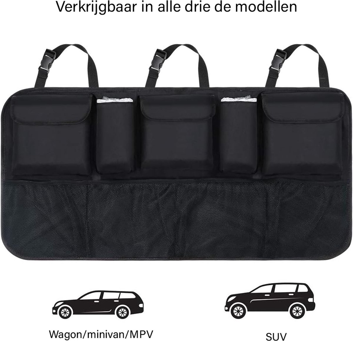 Boîte de rangement universelle en cuir PU pour coffre de voiture, boîte de  rangement, sac de rangement pour poubelle automobile, sac à outils pliable