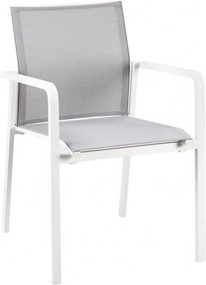Suns Tutti Dining chaise de jardin - Mat White/White Grey