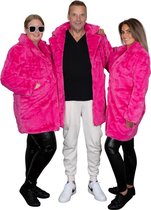 Manteau de fourrure - fuchsia - CHIAMAX - 3 quarts - unisexe - L