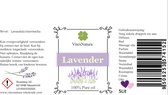 Lavendel olie 100% Pure Etherische Olie | 5 Lit | Reinigend kalmerend | Helpt tegen slapeloosheid | Merk VitexNatura