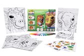 Crayola - POPS - Pack Hobby - Super Set d'activités 3D pour Enfants - Thema Jungle - 6 sujets