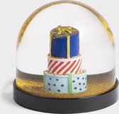 &Klevering - Sneeuwbol - Wonderball - Cadeaus - Gifts - Kerst - Verjaardag - Met gouden glitters - Ø 8,5 x 8 cm