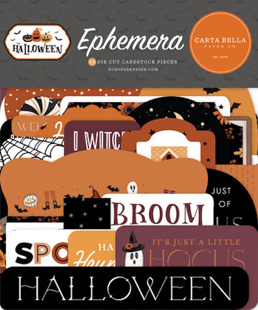 Carta Bella - Halloween Ephemera (CBHW324024)