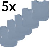 Funnies Interlock Slabben 5-Pack | Grey Blue | Set Van 5 Stuks | Slabbers