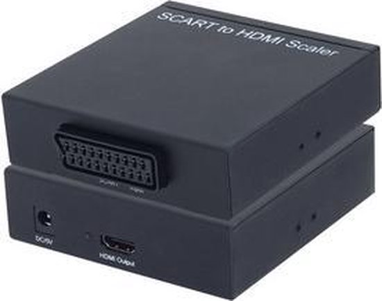 HD0009 LogiLink Scart naar HDMI Converter, incl. voedingsadapter, resolutie 720P