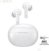 CL CHLIN® Usam X-DON Wit - Draadloze In Ear Bluetooth oordopje met ENC Noise concellation en Hifi geluids kwaliteit - Draadloze oortje Bluetooth - Sport oordopjes - bluetooth oordopjes - draadloze oordopjes - oortjes draadloos - earbuds