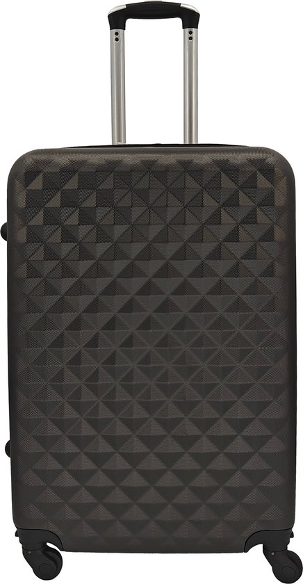 SB Travelbags expandable koffer 70 cm – donkergrijs