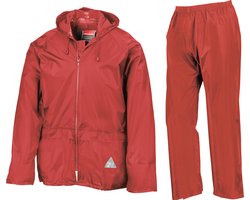 Result - Regenpak - Unisex - Maat M - Rood