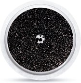 Sensor sticker set van 2 - Glitter basic Zwart - Geschikt voor Freestyle libre 2