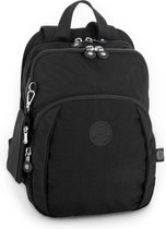 Nas Bag Unisex Essential rugzak, schooltas, reistas, grote luiertas, luiertas, rugzak, zwart