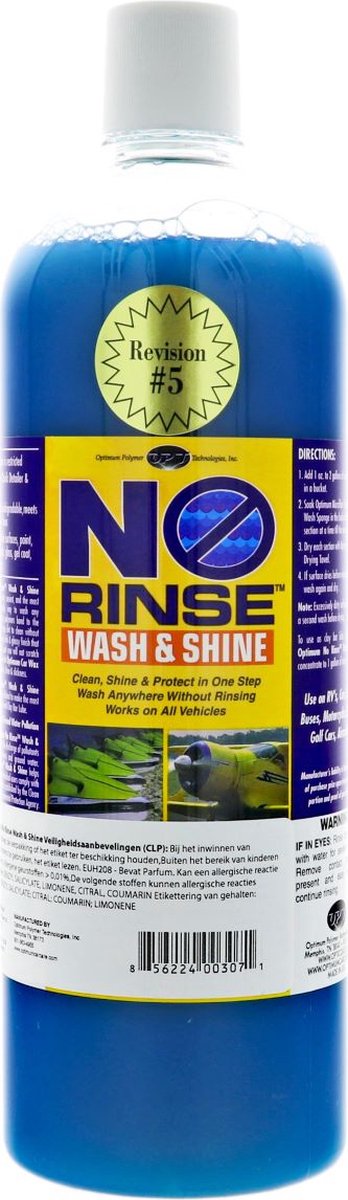 Optimum No Rinse Wash & Shine 950ml