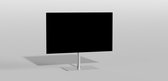 TV vloerstatief SQUARE 60 Design Tv standaard geborsteld RVS 32-65”