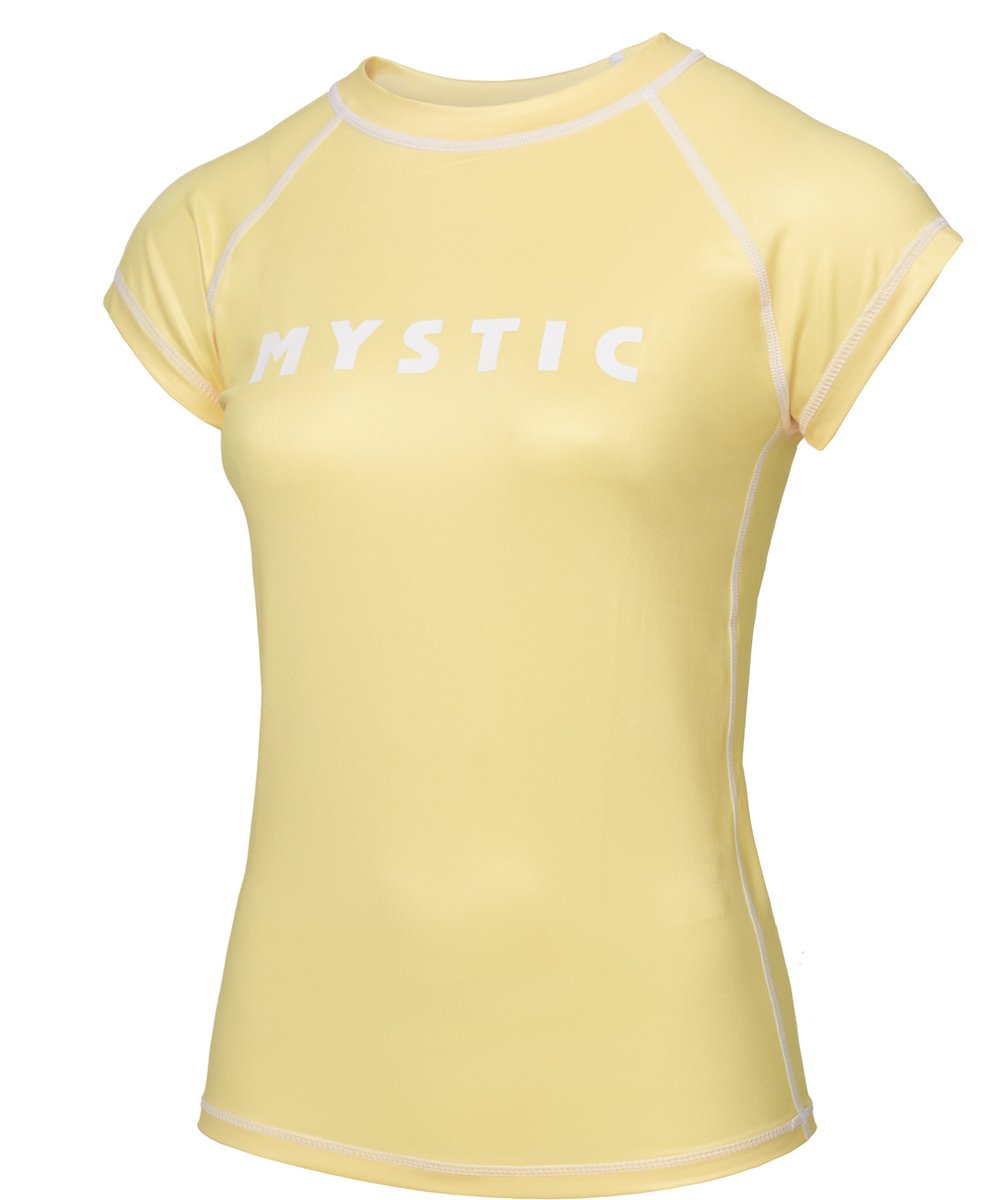 Mystic Star S/S Rashvest Women - 2022 - Pastel Yellow - XL