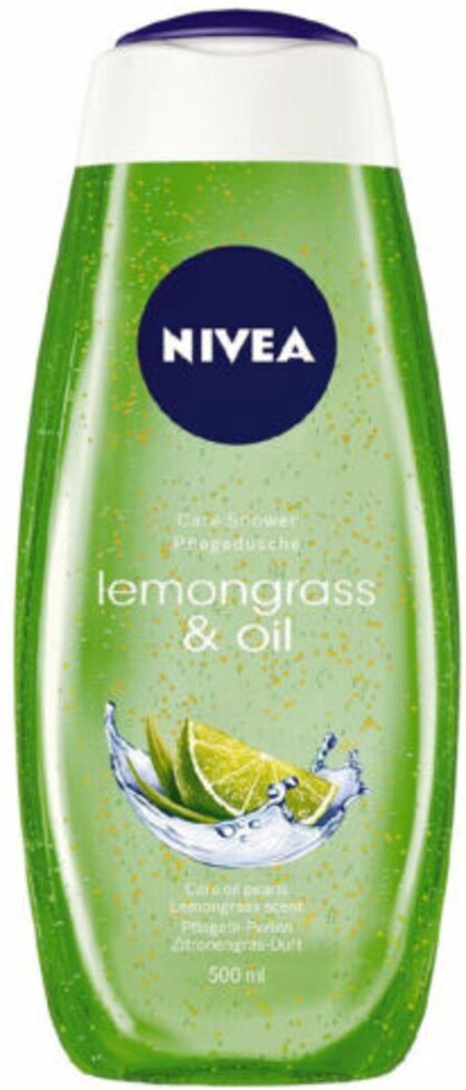 12x Nivea Douchegel Lemongrass & Oil Care 500 ml