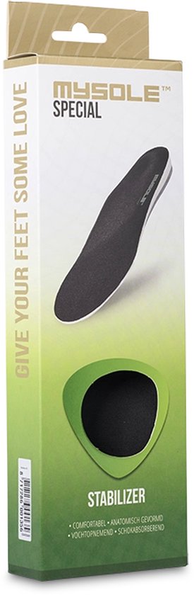 Semelles intérieures stabilisatrices spéciales MYSOLE (la paire)