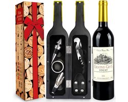 Wijnset - Wijn Accessoires - Kerst Cadeau - Cadeau voor hem of haar - Valentijn - Verjaardag - Moederdag - Vaderdag - Wijn Geschenk