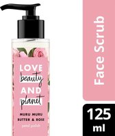 Love B&P gezichtsscrub muru muru&rose petal polish 125ml - x6 - voordeelverpakking