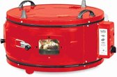XXXL Teffo ronde elektrische oven - vrijstaand - thermostaat - 42 liter - rood
