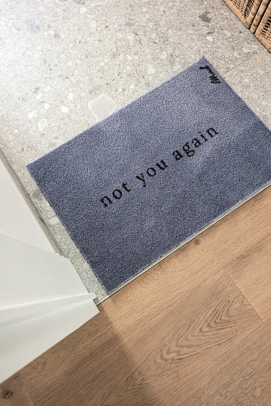 Mad About Mats - Alex - paillasson - pas encore toi - walk-in - lavable - 50x75cm