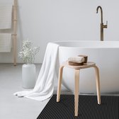 Raved Badkamermat 65 x 100 - Zwart - Antislip - Afwasbaar - Uitwasbaar