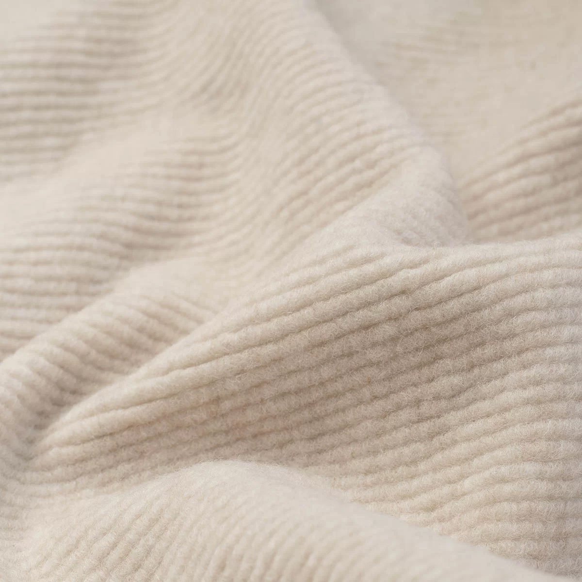Wollen onderlegger / onderdeken ledikant beige - 100% merinowol - 60x120cm - Matrastopper wol - Matrasoplegger
