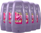 Andrélon Glans & Care Conditioner - 6x250ml - Voordeelverpakking