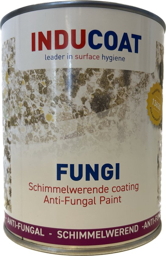 Inducoat Fungi schimmelwerende verf - badkamer verf - wit - 1 liter