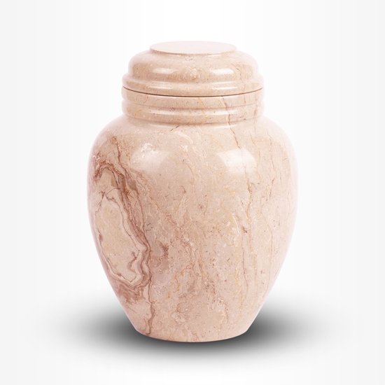 Urne de crémation | Grande urne en Natuursteen | urne pour cendres adulte | Urne en marbre