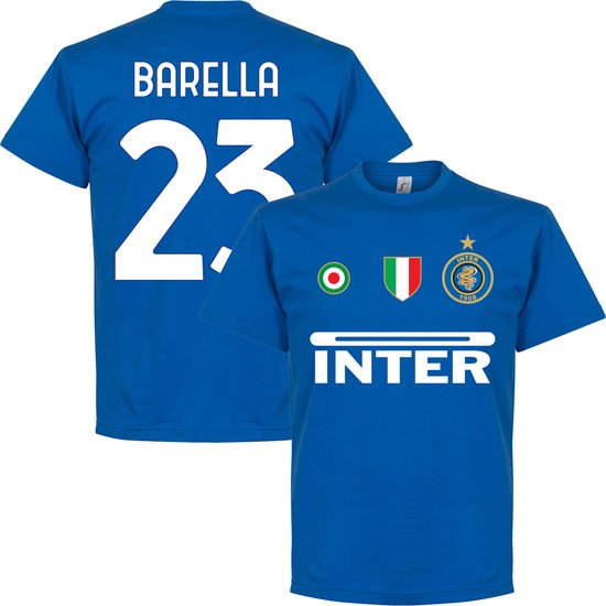Inter Barella 23 Team T-Shirt - Blauw - S