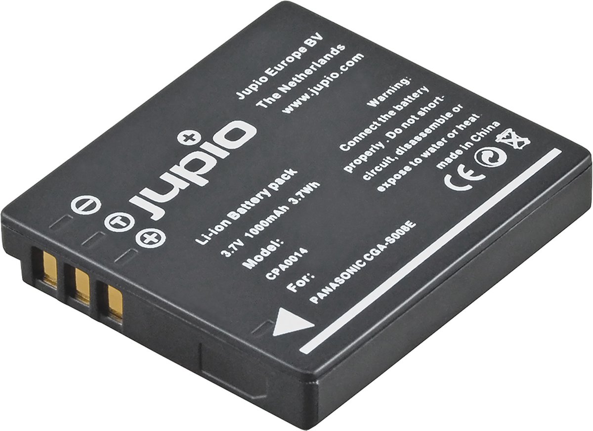 Jupio CGA-S008E / DMW-BCE10 / VW-VBJ10 - Accu Camera