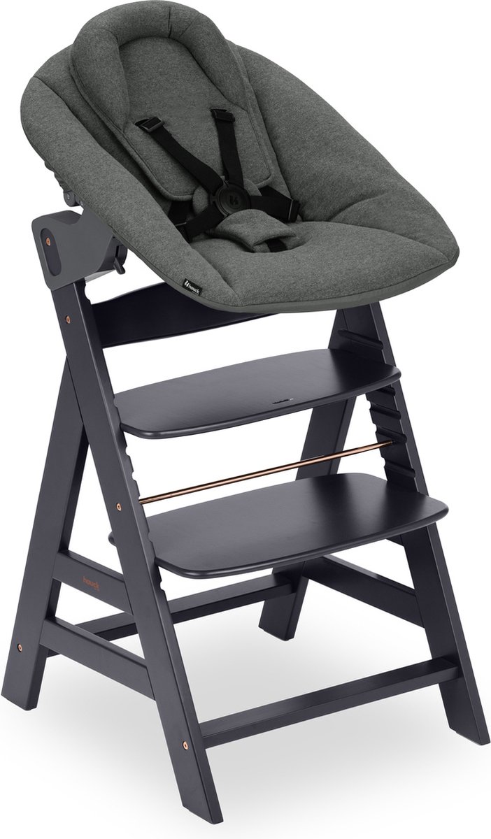Hauck Alpha Kinderstoel - Newborn Set – Dark Grey