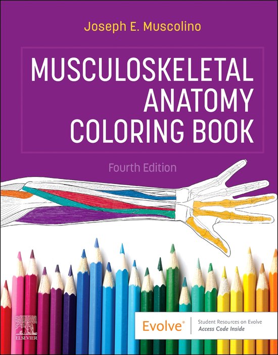 Musculoskeletal Anatomy Coloring Book - cover