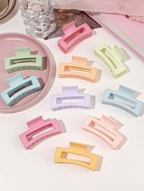 Haarclips Premium - 10 Stuks - Haarklem - Haarklemmen Dames - Bananenklem - Haarspeld - Haarklauw - Haarklem Groot - Haarclip - Haarclip Groot - Haarspelden Dames - Kerst Cadeau - Voor Mannen -Voor Vrouwen - Cadeau Voor Vrouw - Sinterklaas Cadeautjes