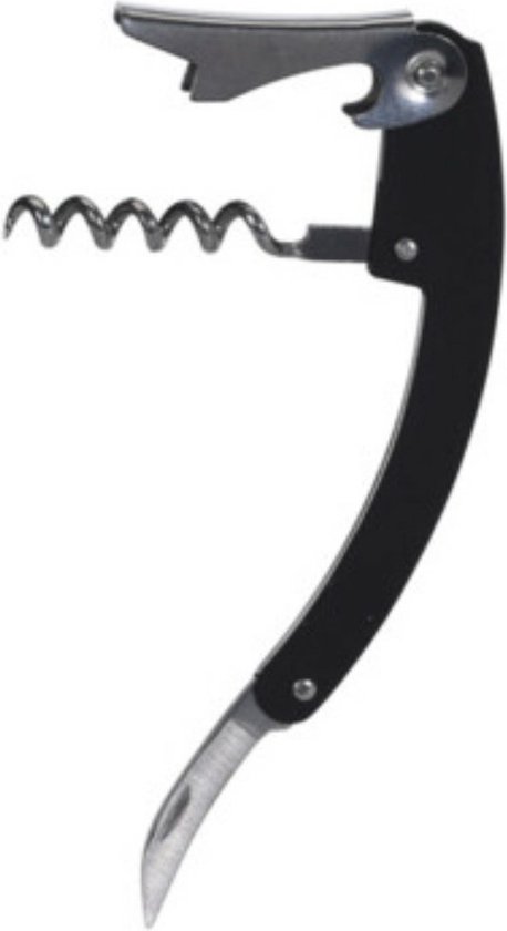 Excellent Houseware ouvre-bouteille/tire-bouchon - couteau de serveur - noir