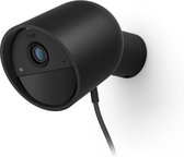 Philips Caméra filaire Secure, Caméra de sécurité IP, Intérieure et extérieure, Avec fil &sans fil, Mur, Noir, Cosse