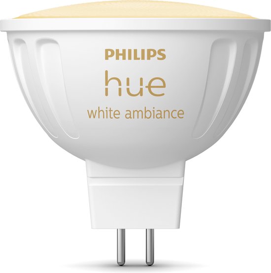 Spot Philips Hue - lumière blanche chaude à froide - pack de 2 - MR16