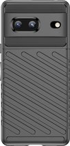 Google Pixel 7 Grip Soft TPU Case - Black