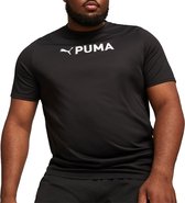 PUMA Fit Ultrabreathe Tee Heren Sportshirt - Zwart - Maat L