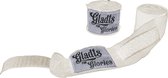 Gladts - Boksbandage - Wit - 460 cm lang - Bandage - Bandages boxing - Boksen - Kickboksen - Mma - Muay thai - Thaiboksen - Bandage boksen - Kickboks bandage - Bandage kickboksen - Boxing wraps - Boxing bandage