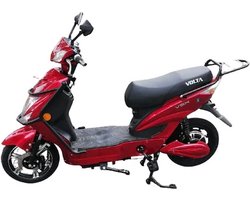 Volta SX Elektrische Scooter (Fiets) met Pedalen – 220 W, Bordeaux/Zwart – Nieuw Model