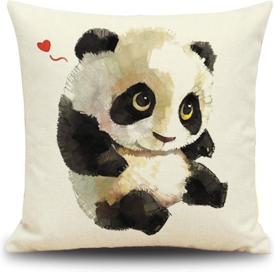 sierkussen Panda Cute - Cute Panda kussensloop