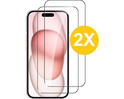 Screenprotector Geschikt voor 15 - Beschermglas - gehard glas – tempered glass - 2 Stuks
