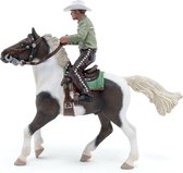 Speelfiguur - Mens - Cowboy - Met zijn paard