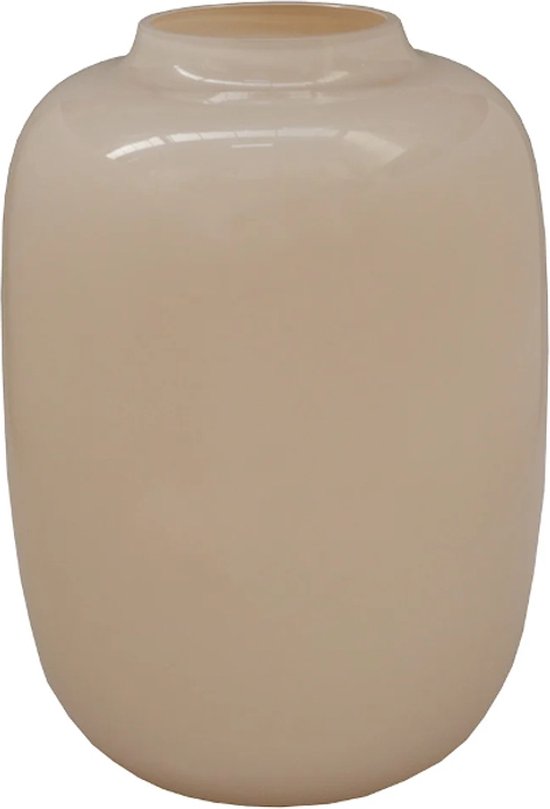 Vase The World - Vaas Artic Pastel Ivory Beige - Maat S - Ø21 x H29 cm